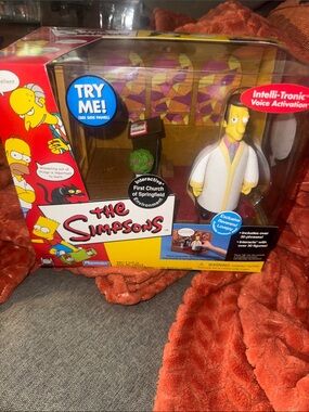 Simpsons WOS First Church of Springfield Reverend Lovejoy Playmates NIB